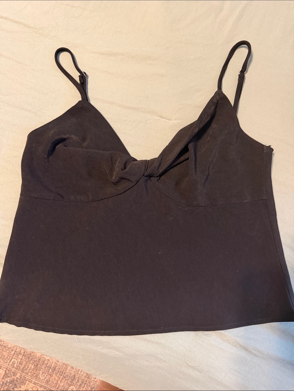 Sage Black Slip with Branded Neck Tag